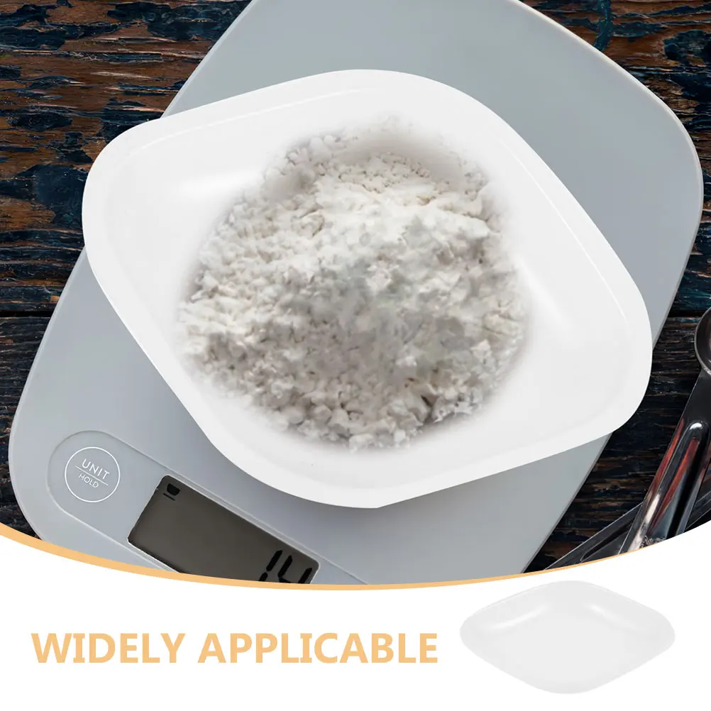 

10pcs Diamond Shaped Weighing Boats 100Ml Reusable Lab Weighing Trays Portable Sample Containers For Laboratory Kitchen Studio