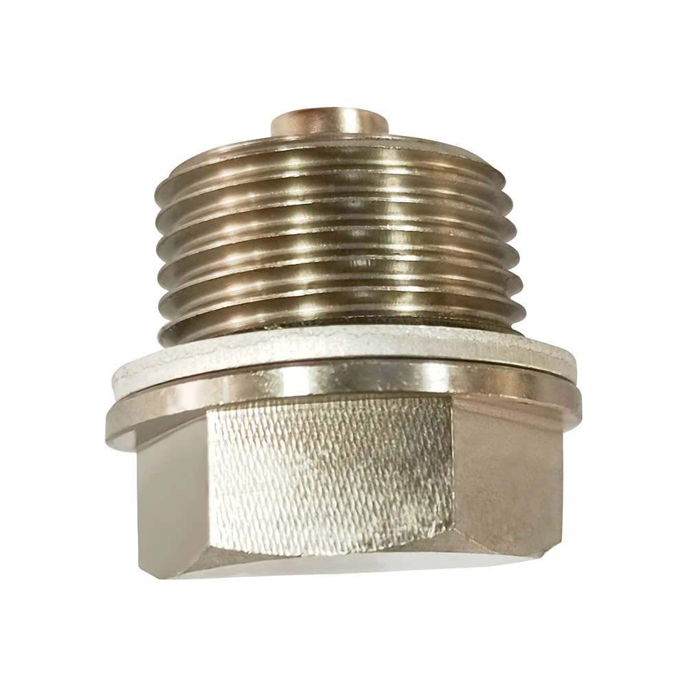 1pcs M14 x 1.5 M12 M16 M18 M20 Magnetic stainless steel Oil Drain Plug Sump Drain Nut Bolt with Copper Gasket Car Accessories