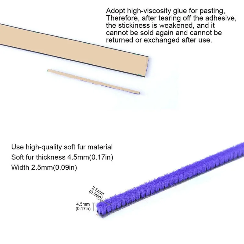 다이슨 V7V8V10V11 시리즈 진공 청소기 소프트 롤러 헤드 교체 액세서리 용 A94E-6Pcs 교체 소프트 플러시 스트립