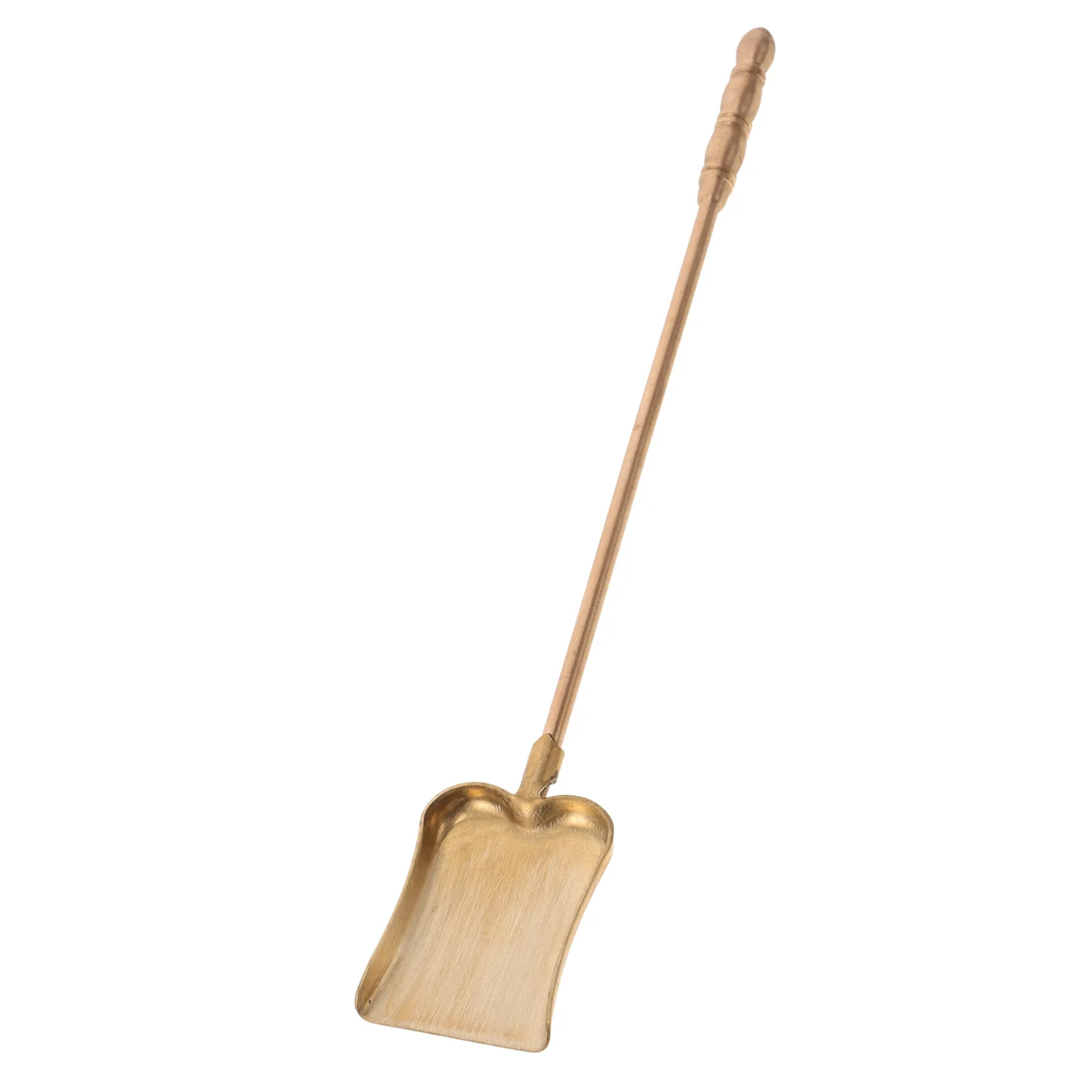 

Multi-Functional Pure Copper Tea Shovel Long Handle Sturdy Adjusting Tool for Tea Ceremony Fireplace Bbq Stove