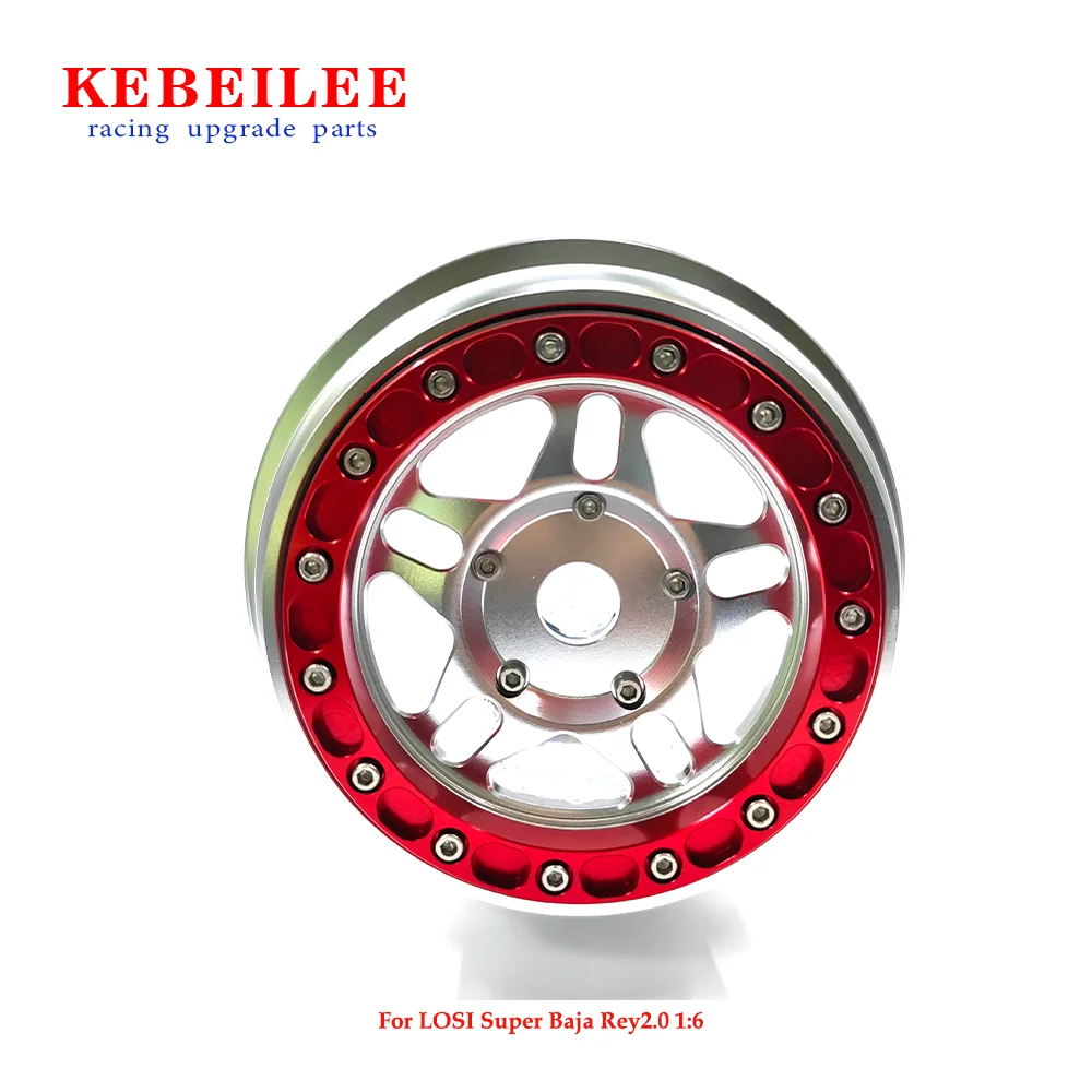 

KEBEILEE CNC aluminum beadlock wheel for LOSI super baja rey2.0 1/6