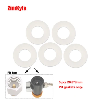 5pcs PU Washer O Ring Pakking 20.8mm x 3mm Voor Sodastream Cilinder Co2 Adapter Homebrew Aquarium