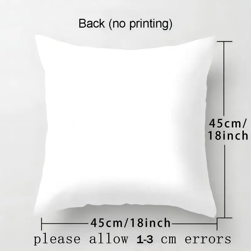 Carl And Ellie  Printing Throw Pillow Cover Polyester Peach Skin Cushion Case Wedding Fashion Bedroom Home Pillows not include