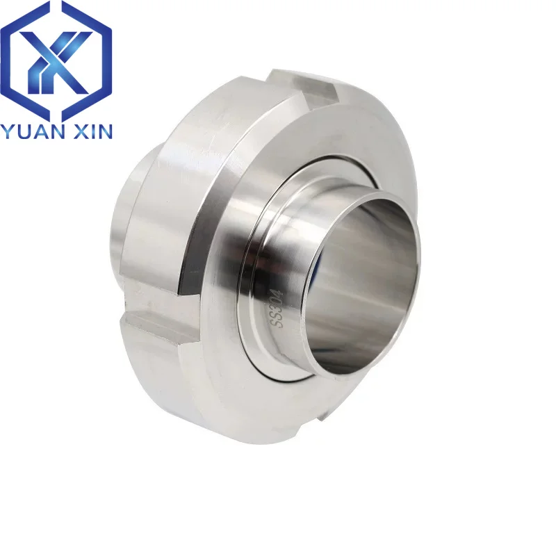 DIN-INCH stainless steel round thread union sanitary food grade union union stainless steel German standard