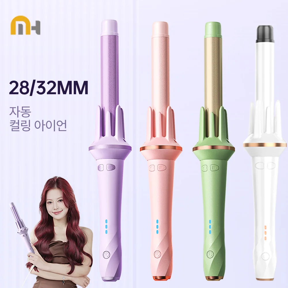 Automatic Hair Curler 28mm 32mm Auto Rotating Large Wave CurlingIron Temperature Adjustable Anion Fast Heating Hair Styling Tool 