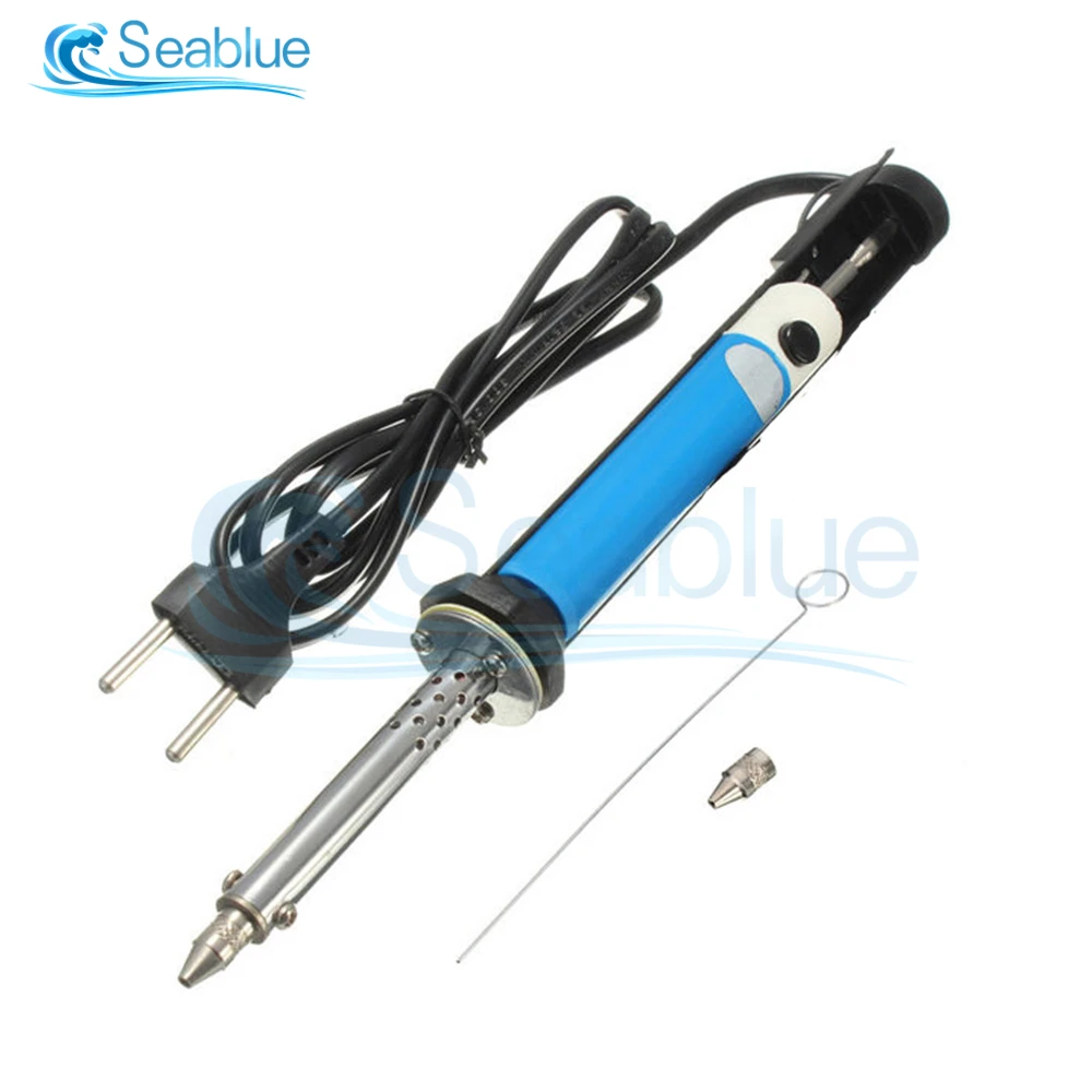 2 in 1 30W 110V 220V Soldering Iron PCB Solder Sucker Desoldering Vacuum Pump Welding Tool Handheld Electric Tin Suction