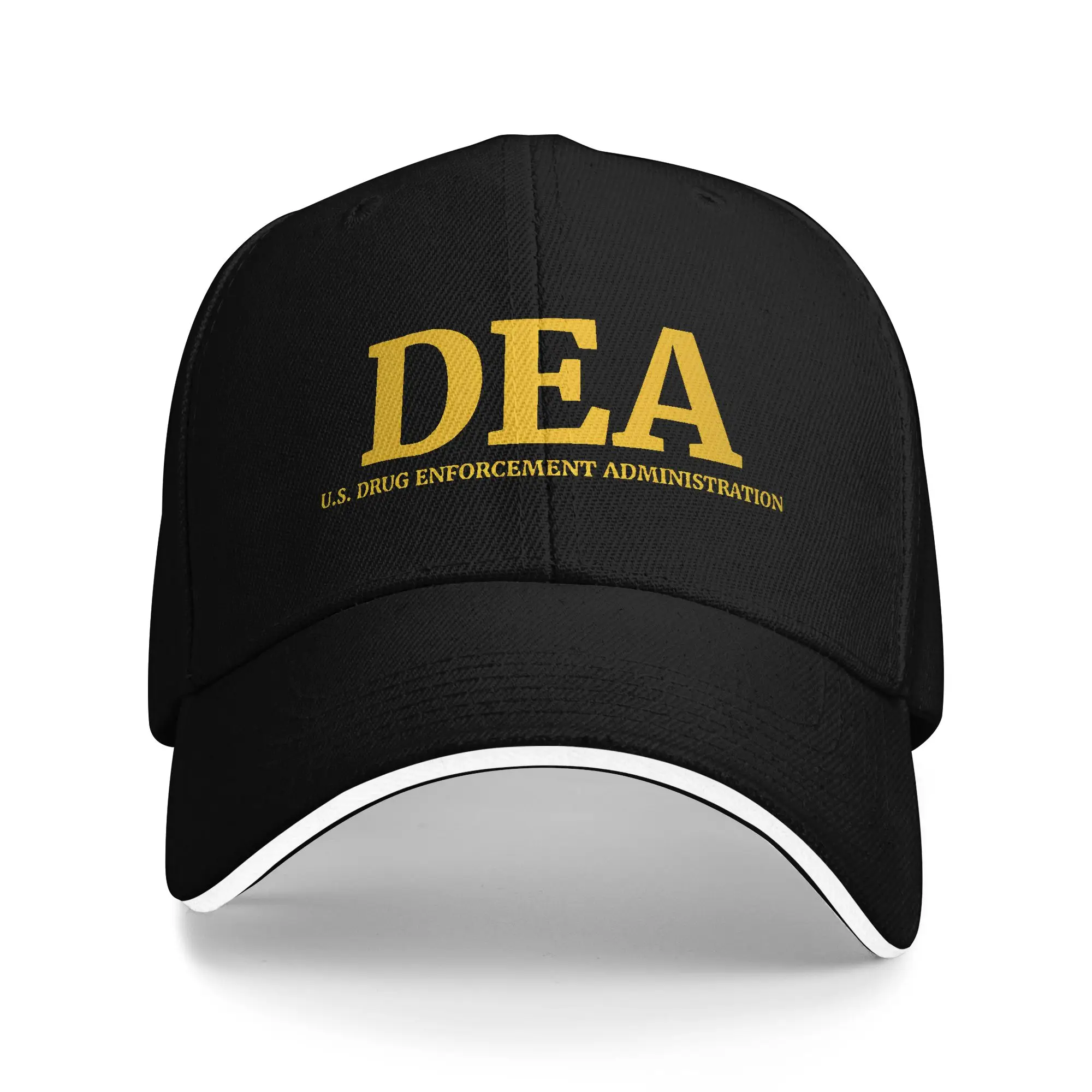 DEA Special Agent USA Baseball Caps Fashion  Sandwich Caps Men Women Adjustable Headwear Running Golf