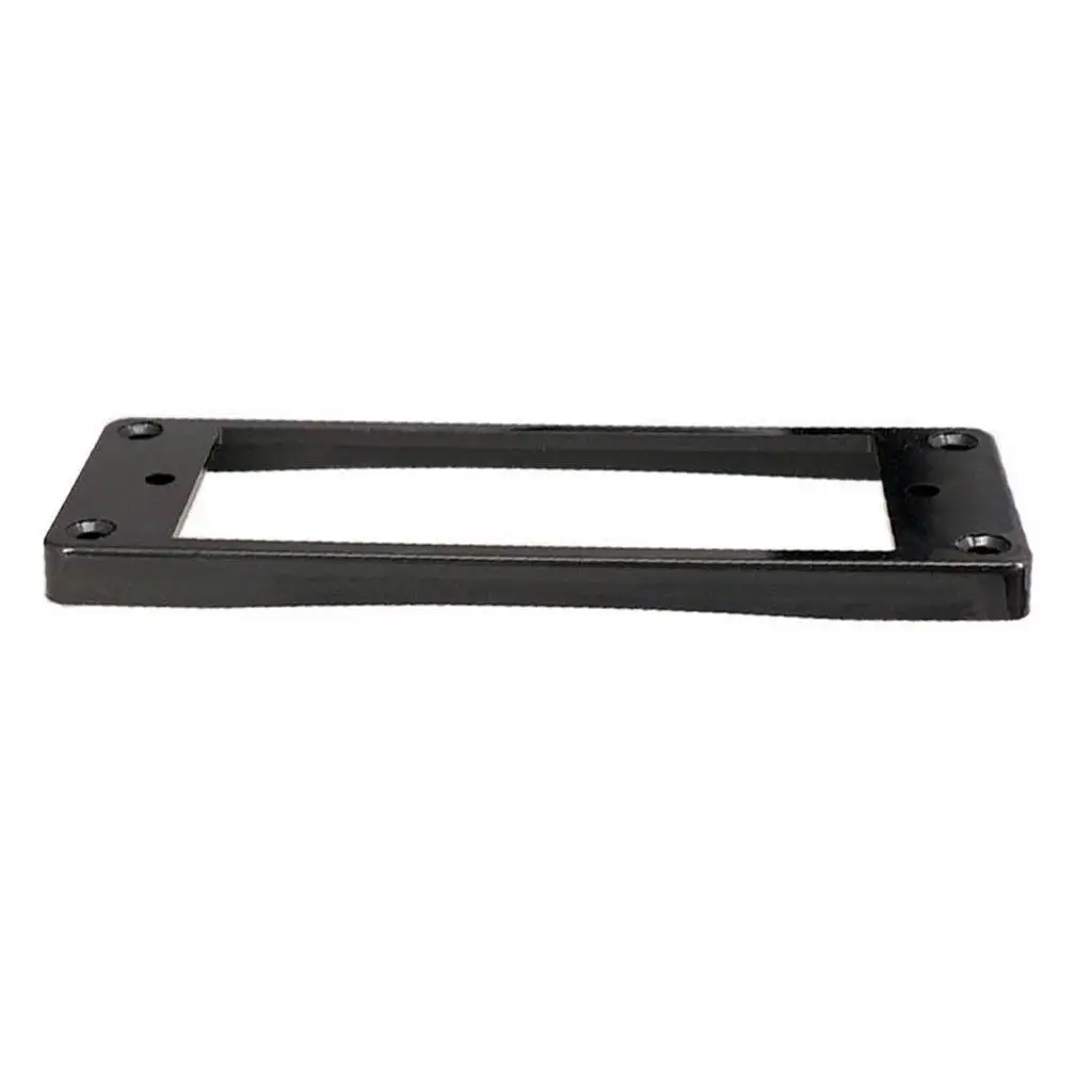 Electric Guitar Pickup Ring Curved Bottom Black Surround Plastic Humbucking Mount for Repairing Guitar Bridge Parts