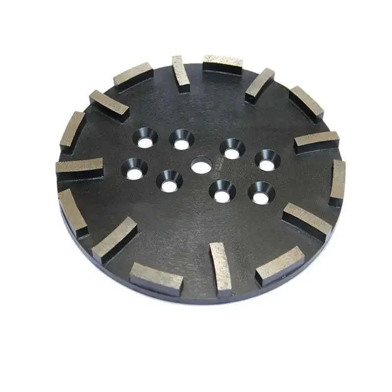 Disco de molienda de hormigón de diamante, rueda de placa para amoladora de suelo de borde, igual que BLASTRAC DIAMAG, 10 \