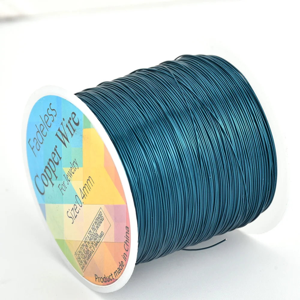 100M/roll Copper Wire 0.3/0.4/0.5mm Beading Cord DIY For Jewelry Making Accessories