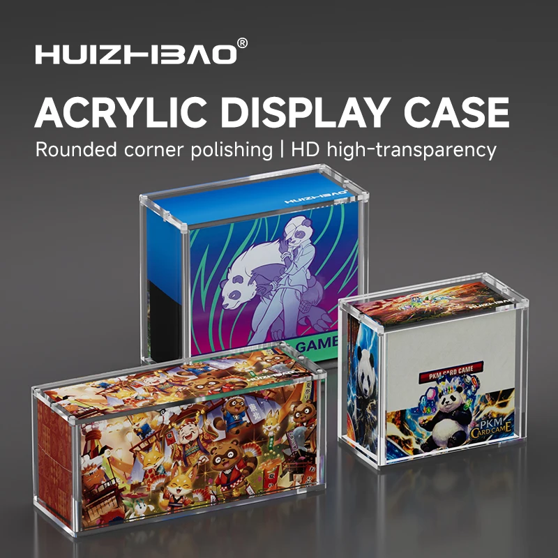 

Коробка для дисплея Poke, акриловая пыленепроницаемая витрина, защитная витрина Etb, защита для коробки Poke, прозрачный пластиковый акриловый чехол