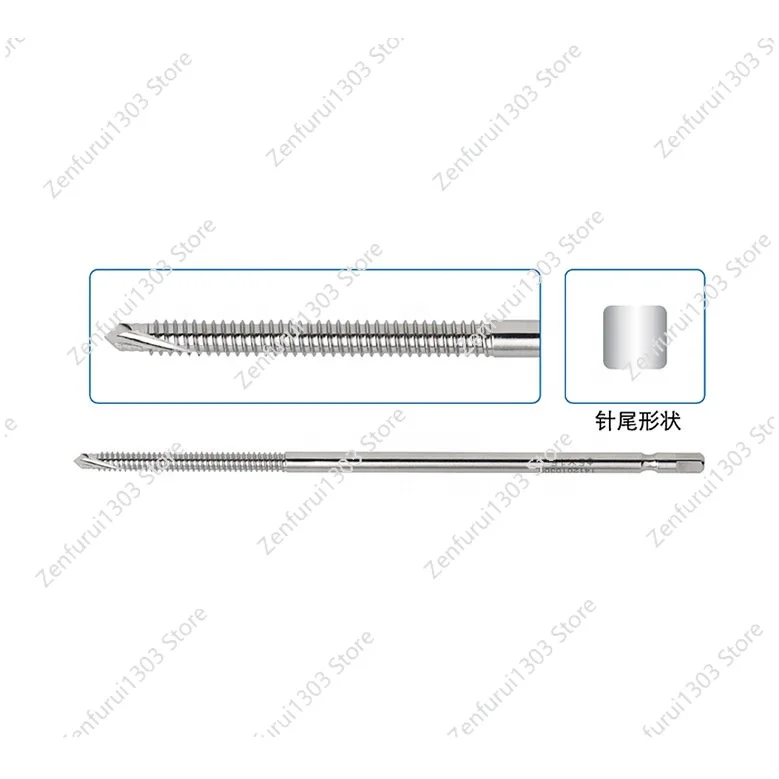 

Self-drilling and self-tapping bone screws orthopedic implants