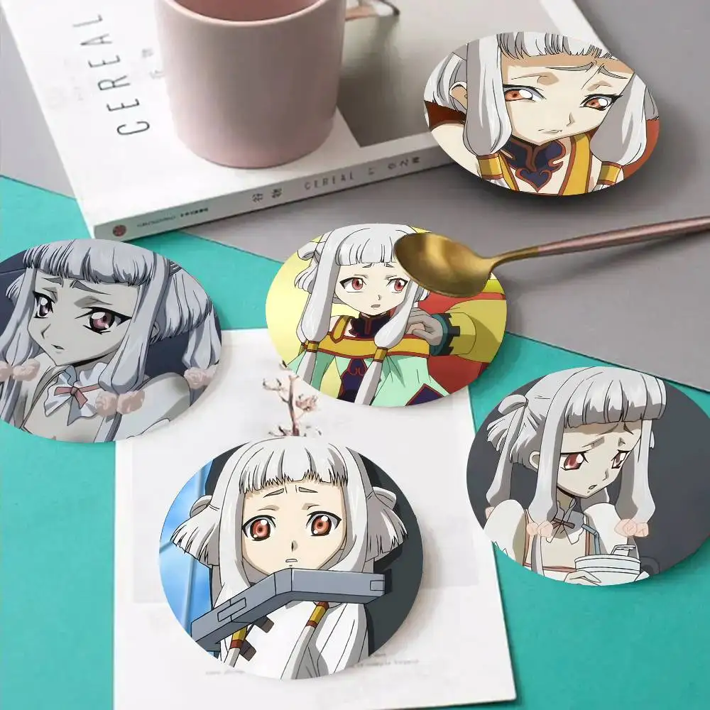 1pc Lihua Jiang Code Geass Wooden Coaster Colour Printing Cup Mat Home Desk Decoration Gifts