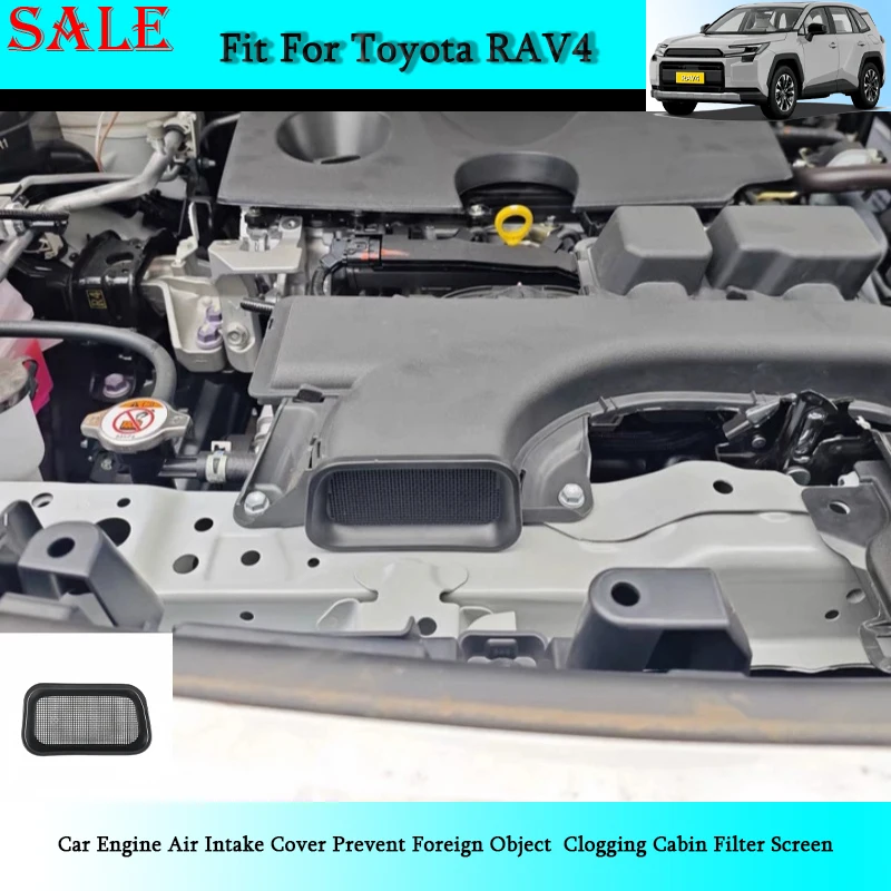 Fit for Toyota RAV4 2026 Car Engine Air Intake Cover Prevent Foreign Object  Clogging Cabin Filter Screen Auto Exterior Supplies