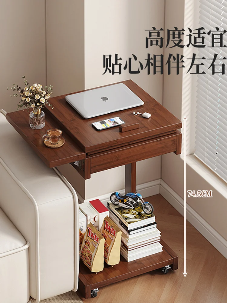 

Removable coffee table rental house household small table living room sofa side shelf side cabinet bedroom side table