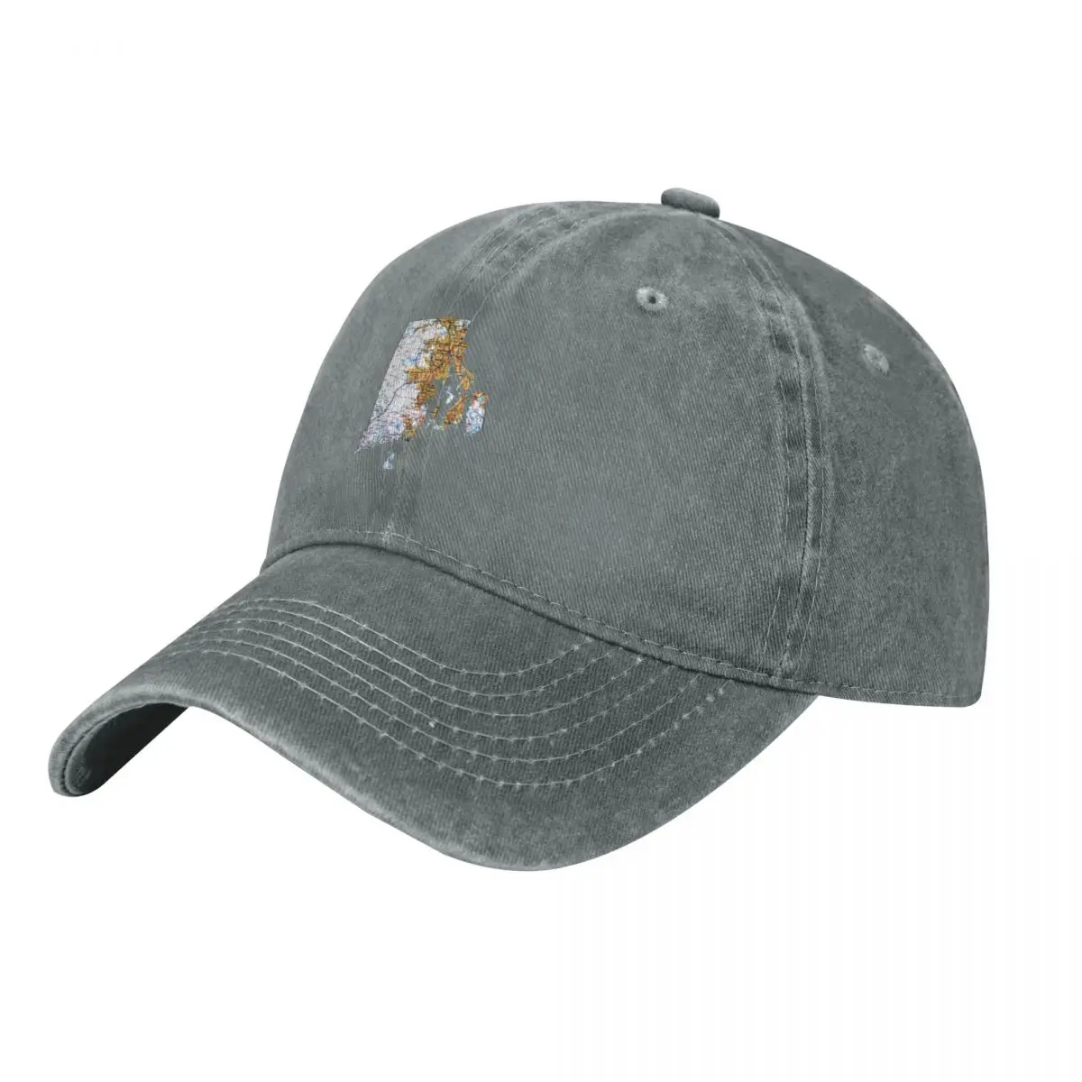 

Rhode Island Roadmap Baseball Cap fishing hat birthday Men Women's