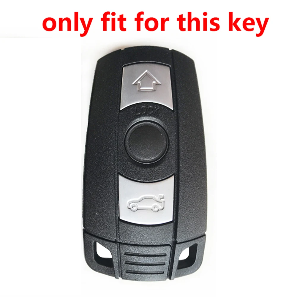 For BMW X1 X5 X6 X3 E60 E61 E70 E81 E84 E87 E89 E90 E91 E92 F20 Z4 320i 116i Series 1 3 5 6 Car Key Fob Cover Key Holder Case