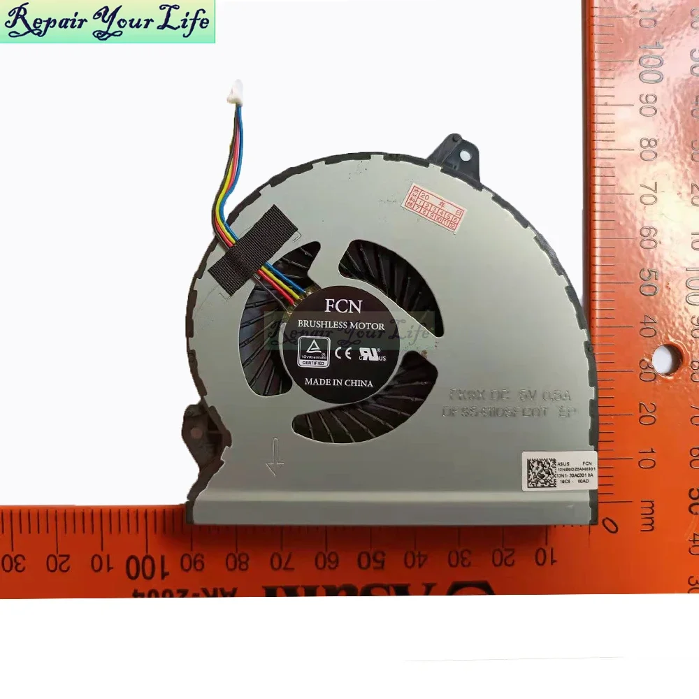 Laptop Cooling fan for ASUS ROG Strix GL702 GL702VM GL702VS GL702VSK FK9T FK9X Computer CPU GPU cooler Radiator 13NB0DZ0AM0201