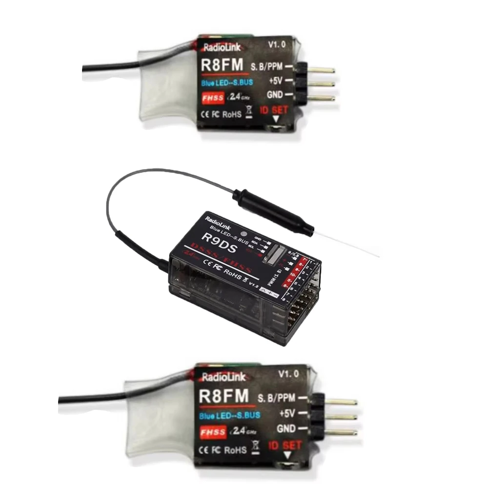 

Radiolink R12DSM R12DS R9DS R8FM R6DSM R6DS R6FG R7FG Rc Receiver 2.4G Signal for RC Transmitter