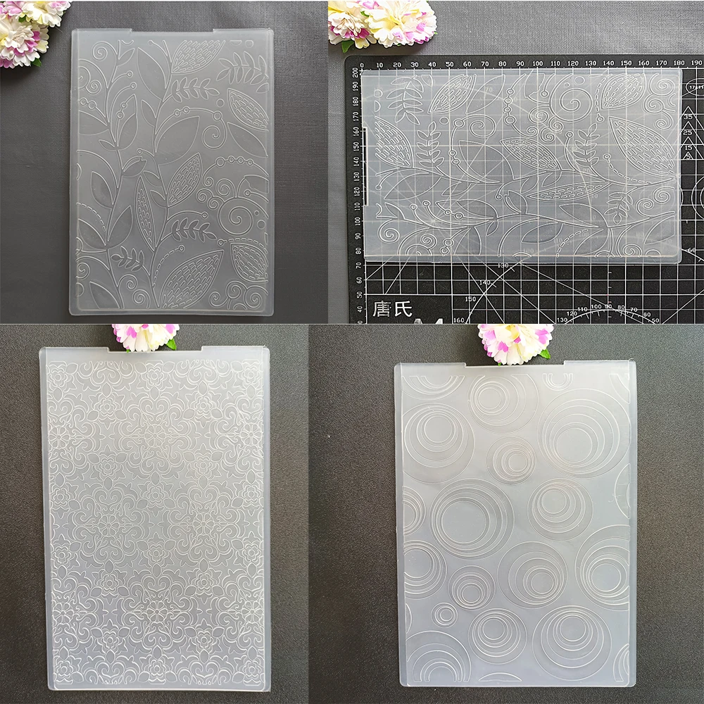 Raindrops and Christmas Embossing Folder For Scrapbooking DIY Photo Album Card Making Crafts 2023 new style