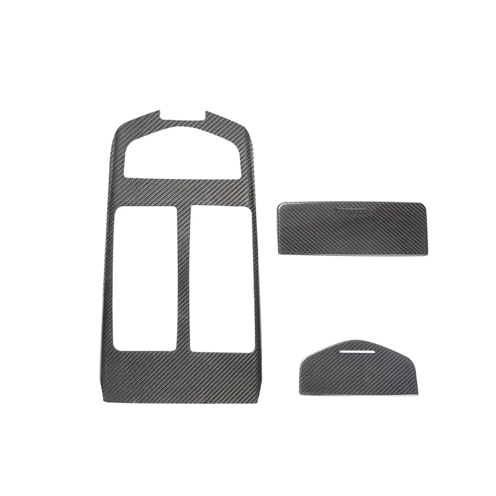 

Сухая внутренняя центральная консоль из углеродного волокна, крышка панели переключения передач, накладка держателя чашки для Maserati Ghibli, автомобильные аксессуары 2018 +
