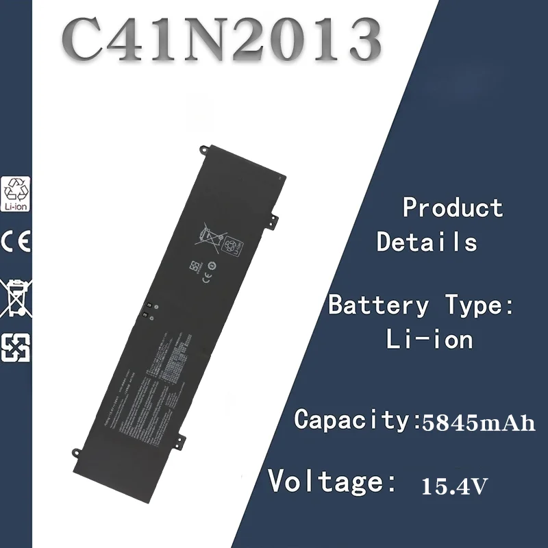 

Замена аккумулятора для ноутбука ASUS C41N2013 15,4 В, 5845 мАч | Совместим с новым Magic Ba 5r/6/7PLUS и G513Q/FX507Z 2022 года.