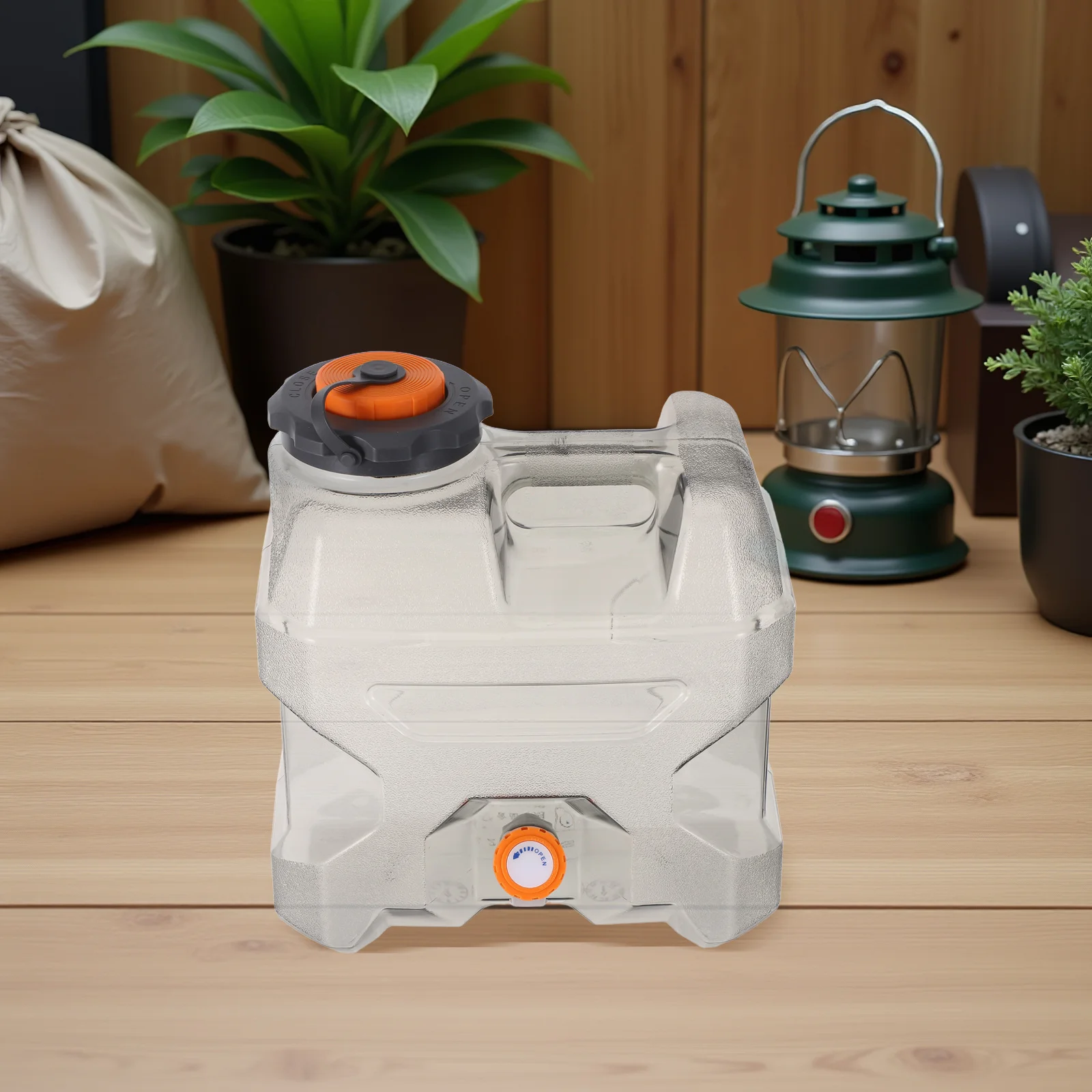 

12L Camping Water Container Outdoor Portable Leakproof Tap Spigot Dispenser for Hiking Travel Emergency Storage Bucket