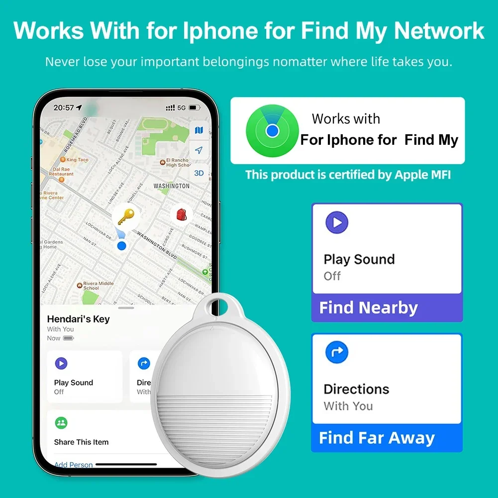 Smart GPS Tracking Device Anti-Lost Tag For Pets - For Find My APP Positioning Tracking Dedicated Anti-lost Device