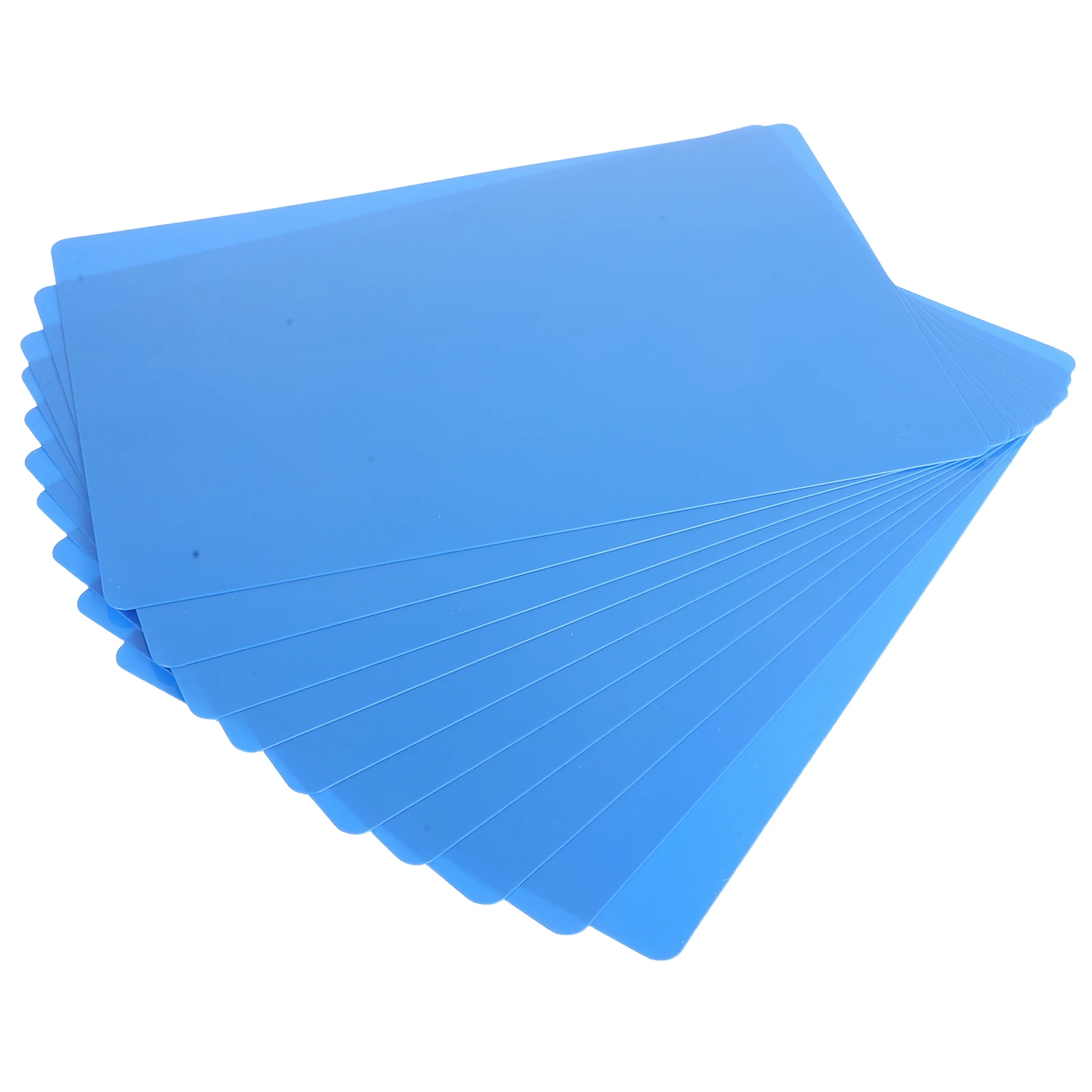 

10pcs Writing Pad Children Exam Board Homework Practice Blue Kids Learning Test Paper Mat Use Lightweight PP