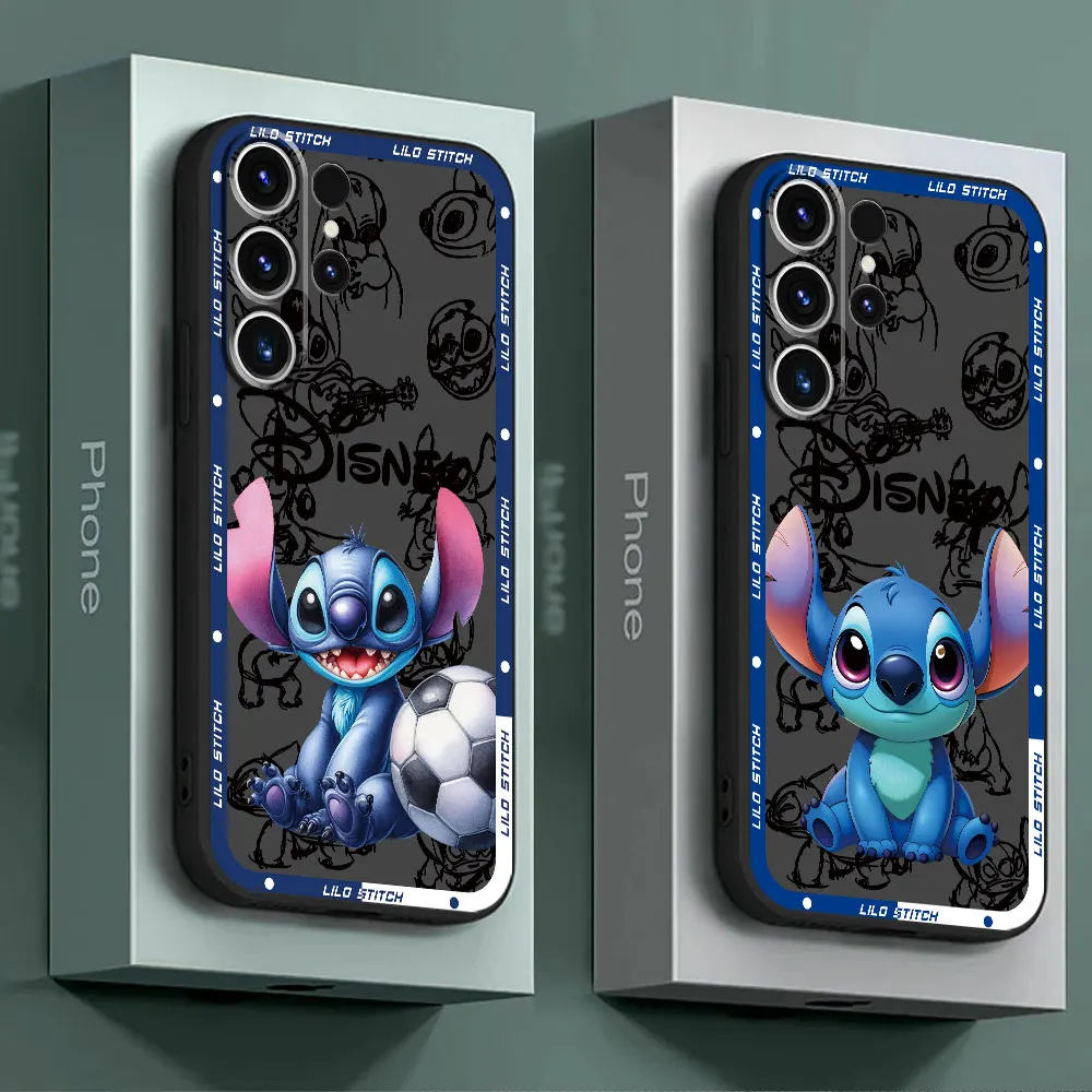 TPU Soft Case for Samsung Galaxy S24 Ultra S21 5G S22 Plus S23 Ultra S20 S21 FE S21 Disney Lilo & Stitch Coque Funda Cover