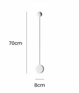 Swing Arm Wandlamp Modern Minimalistisch Wandlicht voor Studie Slaapkamer Woonkamer Modelkamer Designer Zwart/Wit Wandlicht
