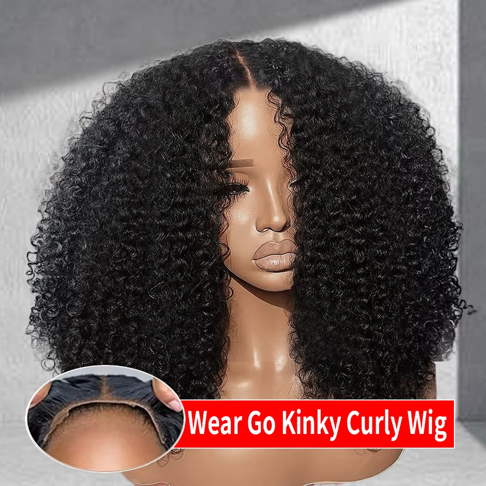 Kinky Curly Glueless Wig 1