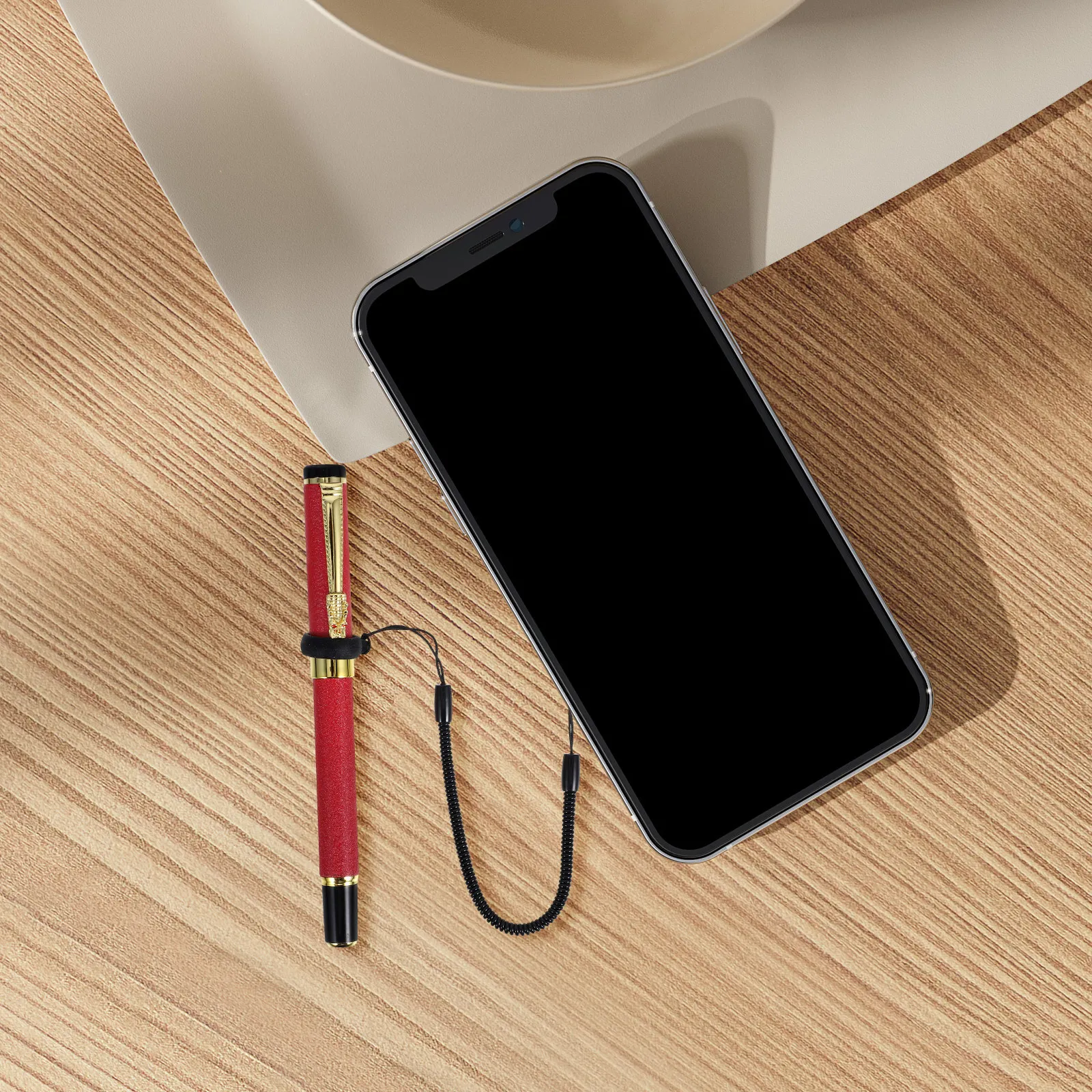 10Pcs Handheld Stylus Lanyard High Elasticity Retractable Coil Strap Wrist Wearable Pen Tether for Students Professionals