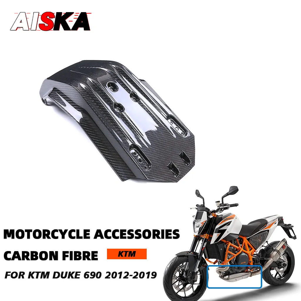 For KTM Duke 690 2012 - 2017 100% 3K Dry Carbon Fiber Belly Pan Undertray Fairing Body Part kit Motorcycle Accessories 2018 2019