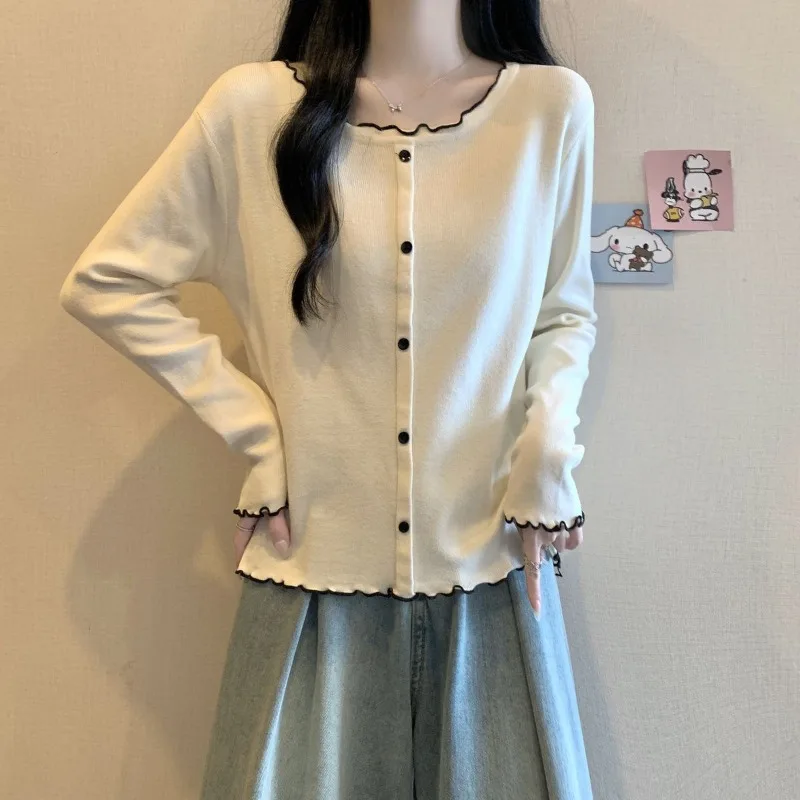 Western Style Autumn Winter Age-reducing Plus Velvet New Long-sleeved Slimming Loose Bottoming Top Women