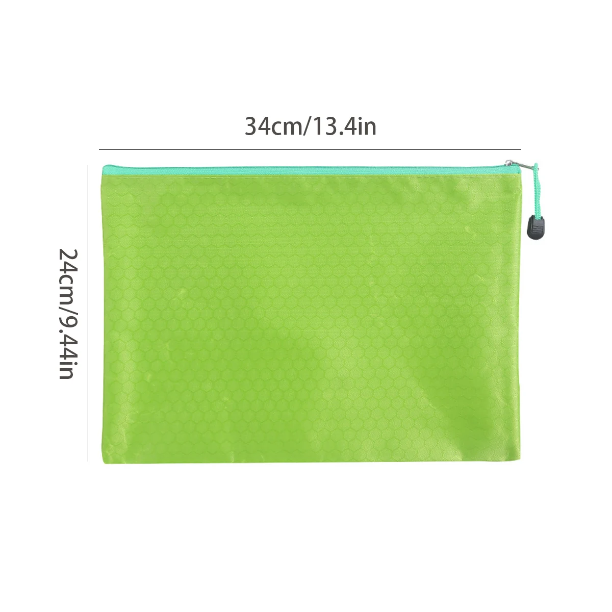 15 أكياس ملفات بسحاب بحجم A4 في 3 ألوان حقائب أكسفورد مقاومة للماء لتنظيم مستندات الأعمال والقرطاسية المكتبية #6