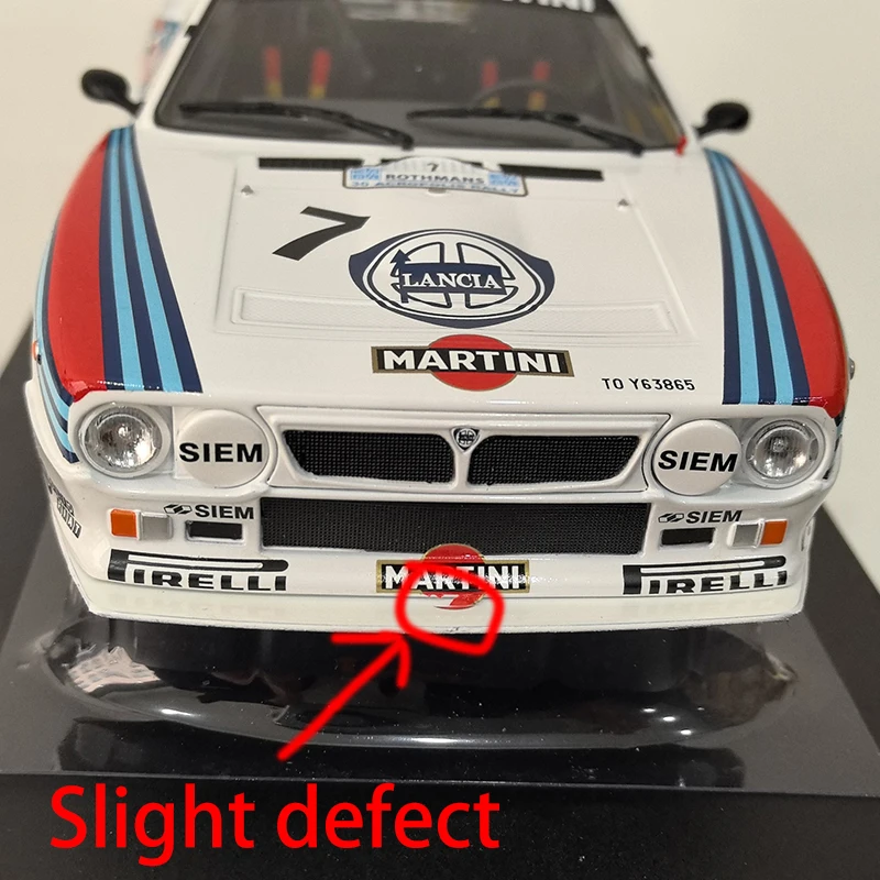 IXO 1:18 Scale LANCIA #7 1983 Simulation Alloy Car Model Diecast Toy Collectible Gifts Ornaments