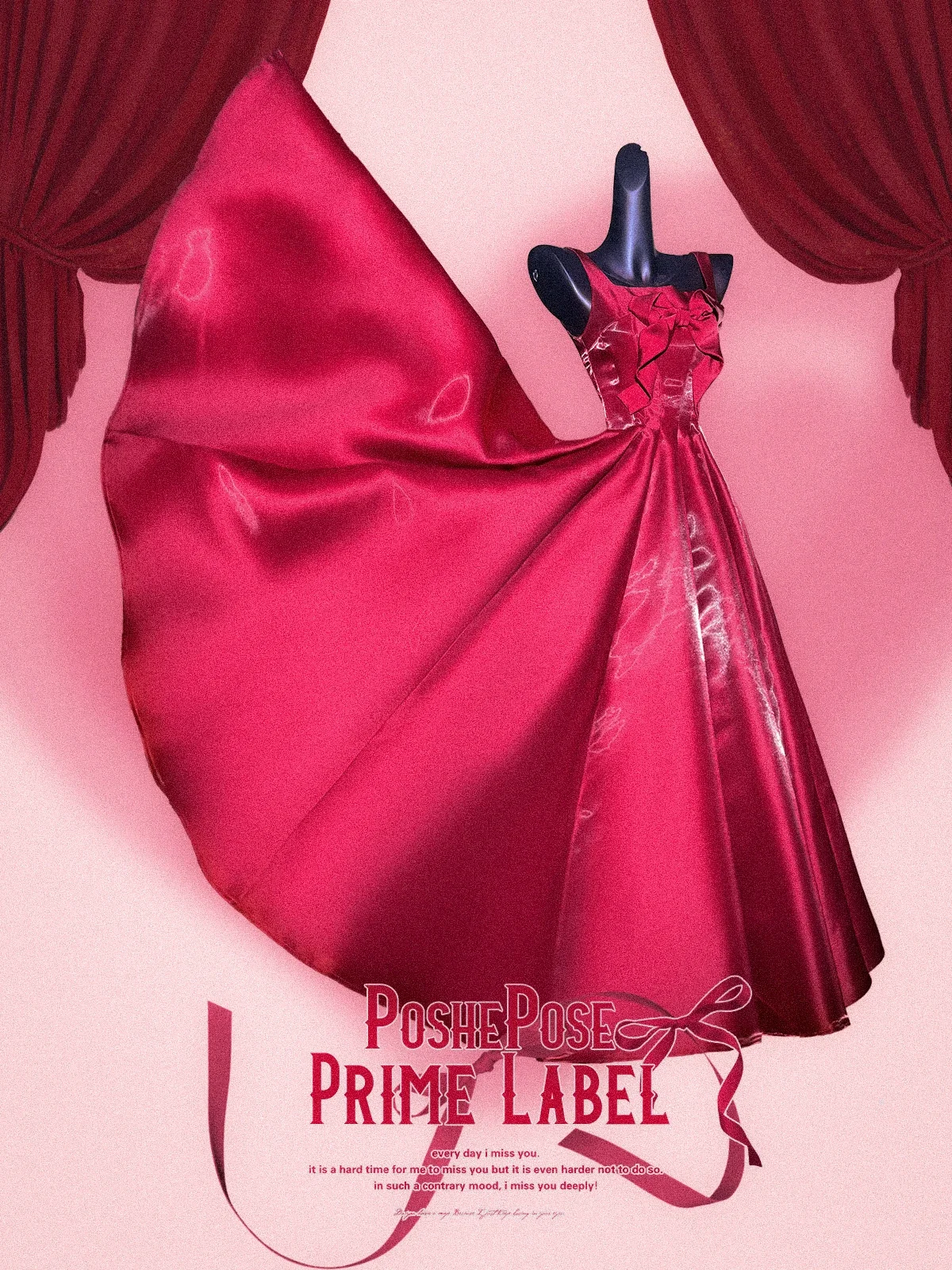 فستان نسائي نحيف بفيونكة كبيرة أنيق للصناعة الثقيلة وحفلات أعياد الميلاد وحفلات السهرة فستان قصير للسيدات لعيد الميلاد باللون الأحمر لوليتا بدون حمالات