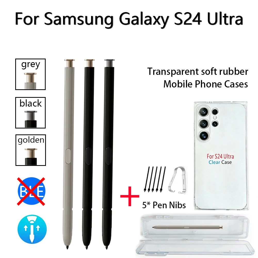 caneta-stylus-touch-para-samsung-galaxy-s24-ultra-e-pontas-de-reposicao-para-caneta-capa-transparente-macia-de-tpu-para-galaxy-s24-s24u-s-pen