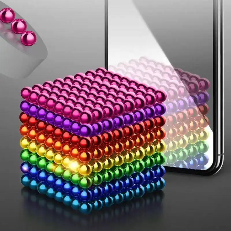 216 pçs 5mm colorido bola magnética redonda forte gancho magnético grânulo perfeito para geladeira quadro branco diy decoração multiuso