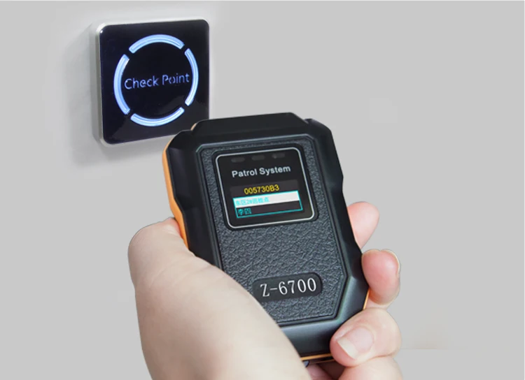 Sistem Pemantauan Tur Penjaga GPS USB Magnetik GPRS/Sistem Patroli Penjaga Keamanan RFID Plastik ABS