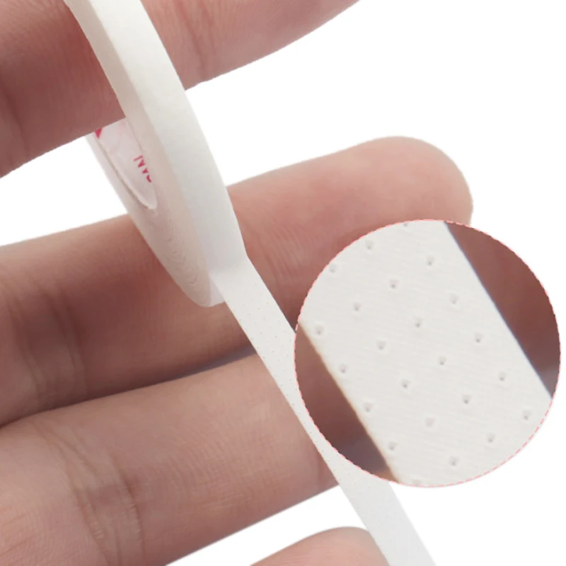 5 Rotoli 5mm Nastro per Estensione Ciglia Traspirante Anti-allergia Facile da Strappare Micropore Per Estensione Ciglia Forniture Nastro per Sollevamento Palpebre