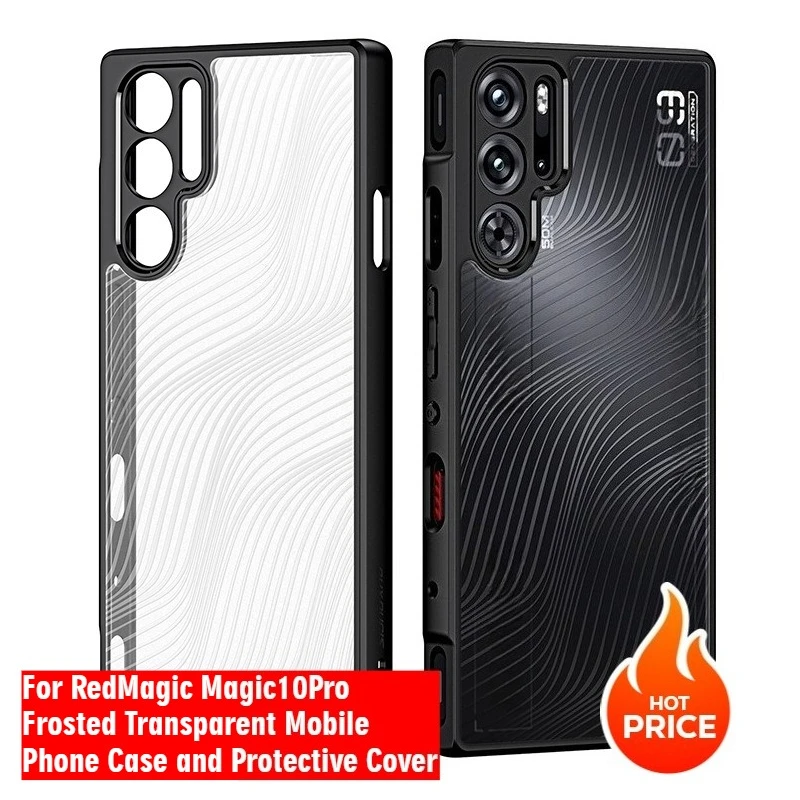 

For RedMagic Magic10Pro Frosted Transparent Mobile Phone Case and Protective Cover