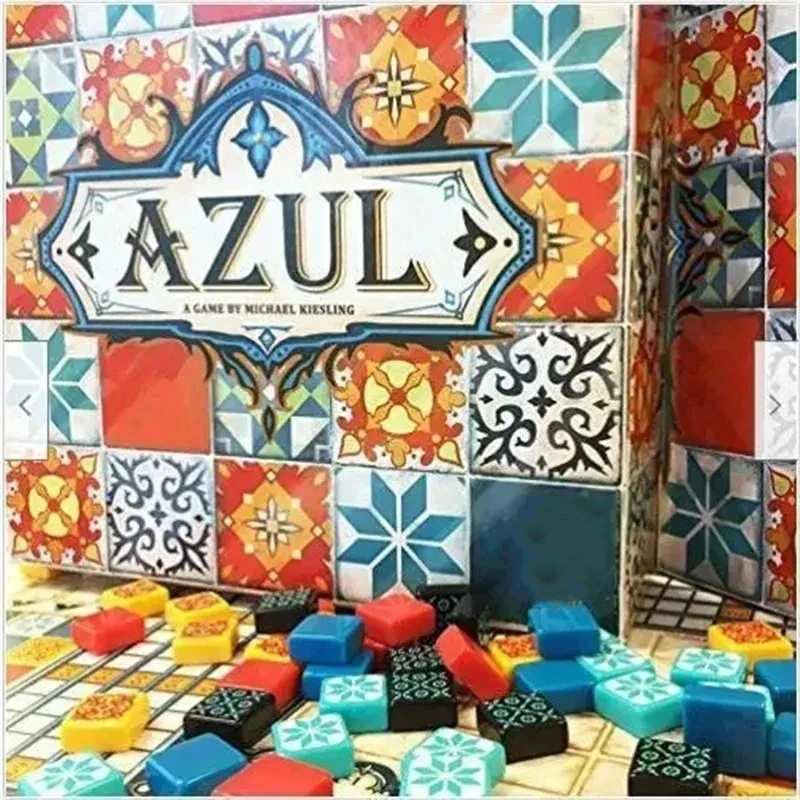 AZUL Painted Brick Master Toys Board Games Painted Brick Story Parent-child Family Party Game Strategy Card Gift for Adults