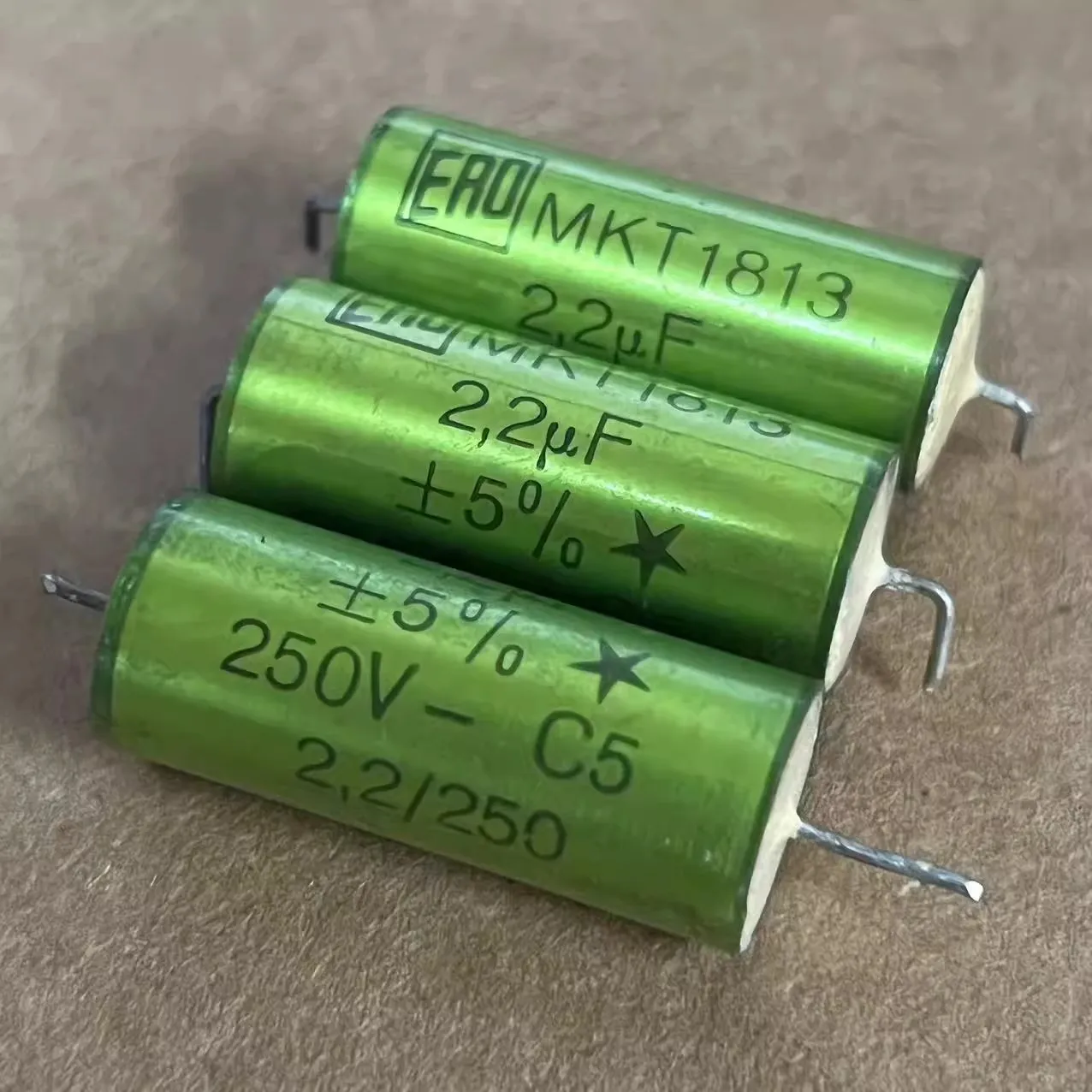 5/10/30PCS Second-hand original disassembled MKT1813 250V 2.2UF high-end frequency division stepless capacitor 30*11MM