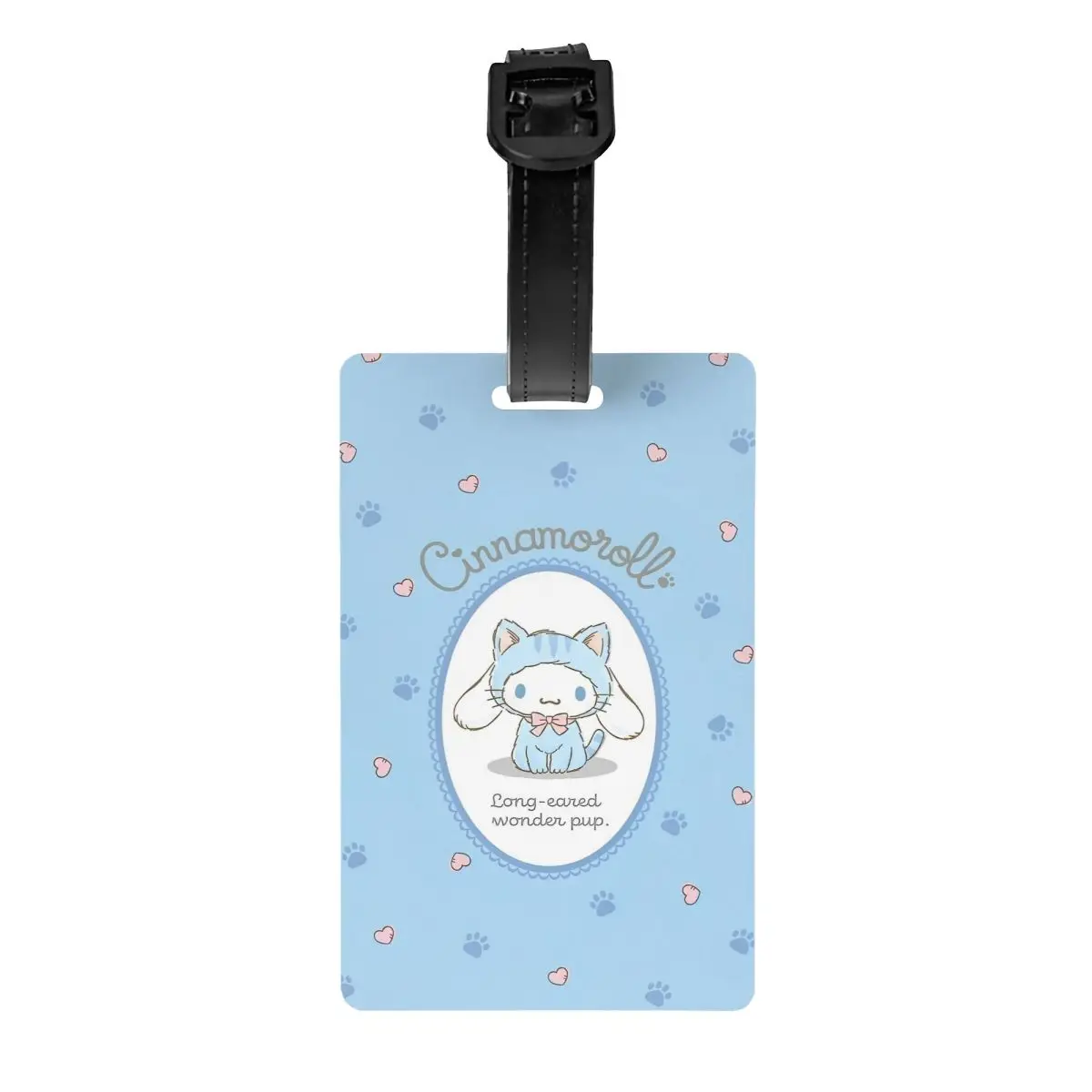 Sanrio Cinnamoroll Schattige Cartoon Bagagelabels Reisaccessoires Labelhouder Bagagelabel Naam Id Adres Reislabel Geschenken