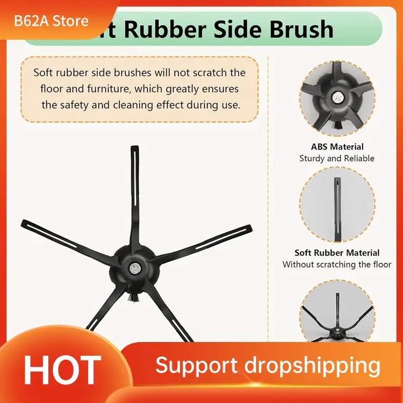 

B62A For Roborock Q7 Q7+ Q7 Max Q7 Max+(Plus) Robot Vacuum Cleaner Accessories Kits Main Side Brush Filter Mop Bags