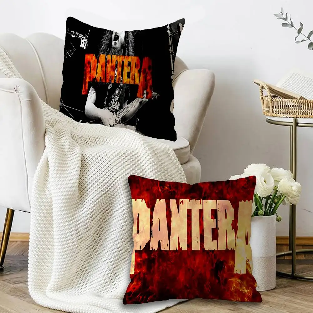 P-Pantera F-Far B-Beyond D-Driven Pillow Covers Cartoon Sofa Decorative Home Double-sided Printing Short Plush Cushion Cover