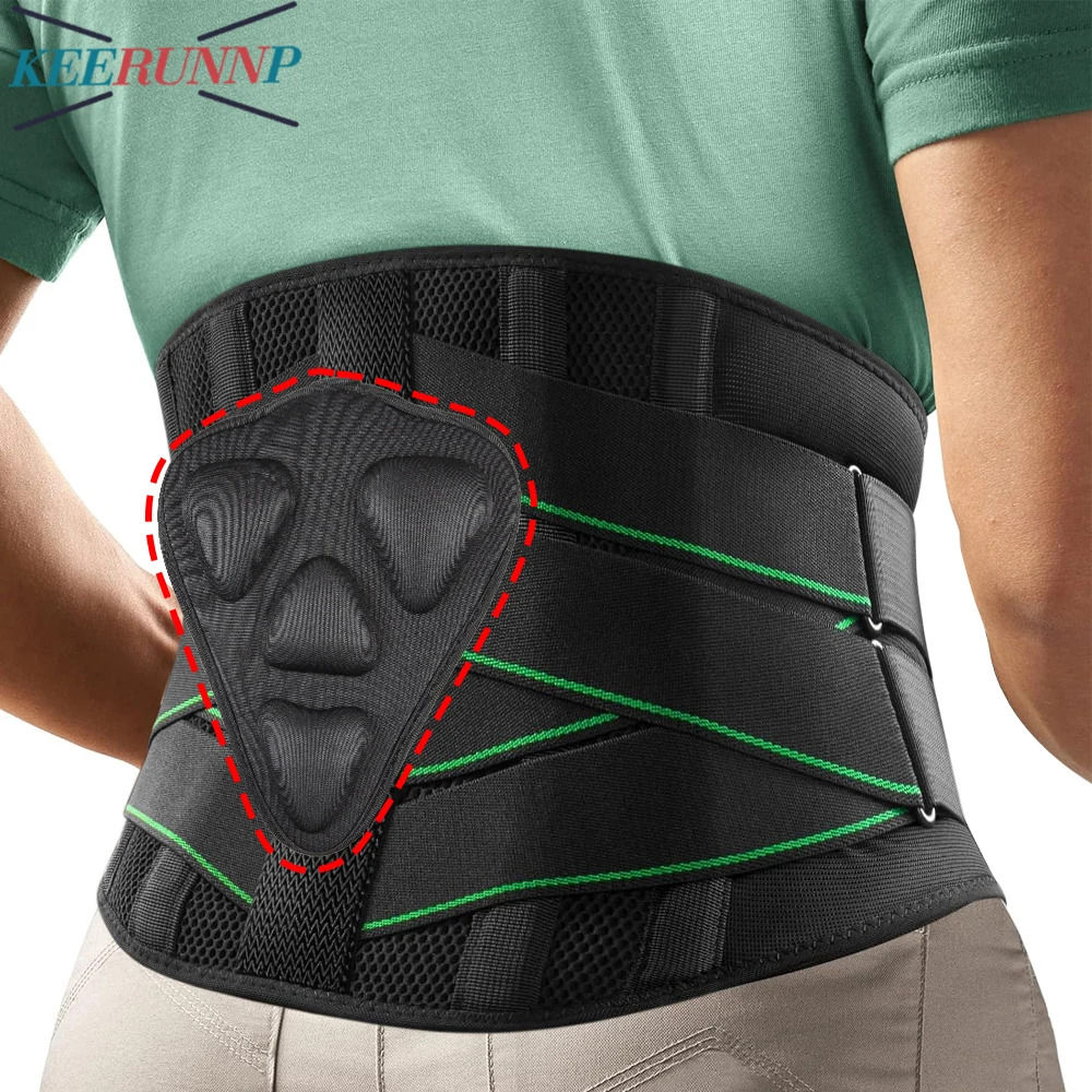 

1Pcs Back Support for Lower Back Pain Men Women,Herniated Disc,Sciatica,Scoliosis,Adjustable Lumbar Back Support Belt for Sports