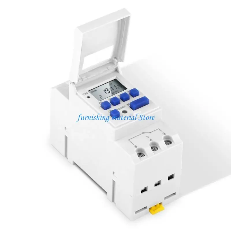 Y5GD Digital LCD Weekly Programmable Digital Timer Switches 16 ON and OFF Timer Time Control Switches for Controlling Street